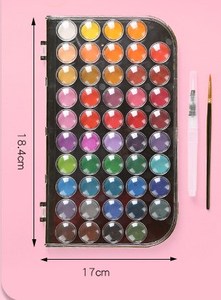 Peinture gouache pour enfants, peinture gouache DIY, non toxique et sûre, avec 12/28/36/48 couleurs - Product Image 3