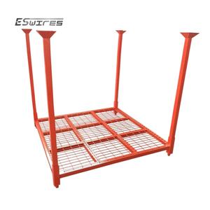 Palette de support de pneu d'entrepôt logistique empilable en acier industriel résistant - Product Image 1