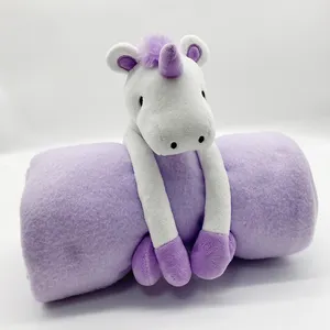 Dessin animé kawaii oreiller de câlin 3 en 1 jouet animal licorne oreiller doux Offre Spéciale oreiller en peluche