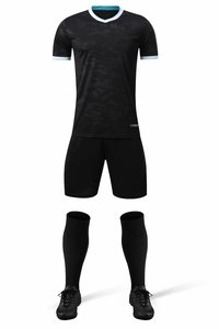 Hochwertiges Polyester material Günstig Akzeptieren Benutzer definierte Fußball uniform Männer Set Schiedsrichter Uniform Fußball - Product Image 2