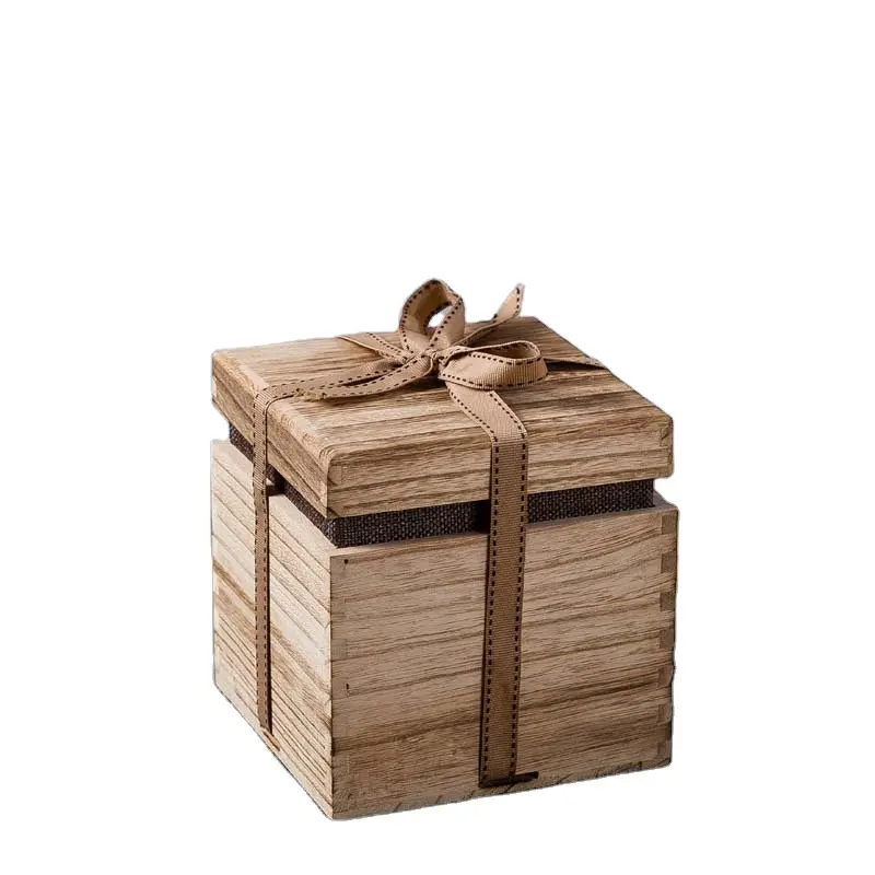 China high quality simple eco-friendly useful small paulownia wooden gift box