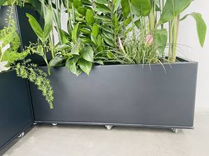 <span class=keywords><strong>Pot</strong></span> de fleurs en aluminium pour la décoration extérieure de la maison, jardin, assemblage en métal, grande taille - Product Image 2