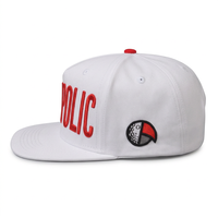 Casquette de baseball vintage personnalisée à 5 panneaux, visière plate, style urbain, sportive, brodée, unisexe, taille unique, tendance