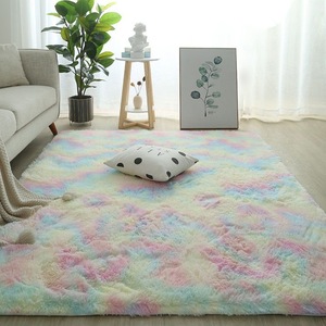 Tappeto Shaggy FIGOO all'ingrosso moderno in pelliccia sintetica rosa, antiscivolo, adatto agli animali domestici, tinta unita, <span class=keywords><strong>per</strong></span> la <span class=keywords><strong>cameretta</strong></span> dei bambini - Product Image 1