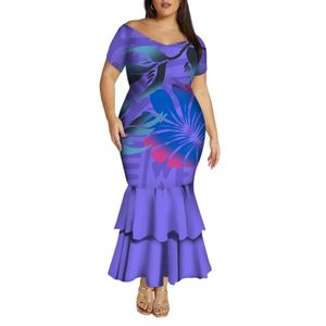 Robe de soirée sirène grande taille à imprimé floral profond, col en V, manches courtes, taille empire, coupe crayon, pour l'été - Product Image 4