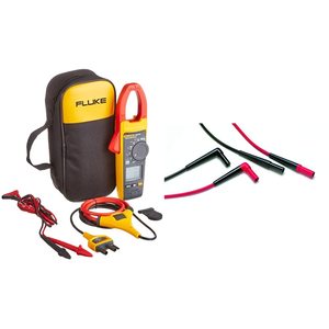 Pinza Amperimétrica Fluke 376FC AC/DC 100A 28mm CAT III 600V con Pantalla Digital, iFlex y Cables de Prueba - Product Image 1