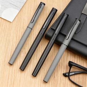 High End Black and Gray Metal Ballpoint <b>Pen</b> with logo Business Signature Metal <b>Pen</b> Black Custom <b>Pens</b> Suitable for Office Work - Product Image 1