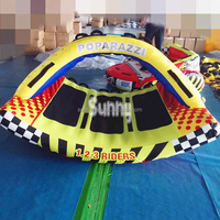 Vente en gros de tubes gonflables remorquables à tirer derrière des bateaux Tube 3 personable pour les sports nautiques en plein air