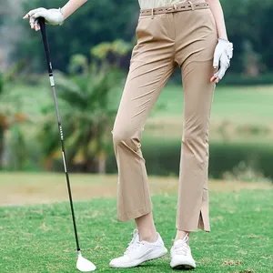 OEM לוגו צבעים גבירותיי גולף מכנסיים ישר מכנסיים מהיר יבש ילדה גולף מכנסי חום מכנסיים נשים למתוח מכנסיים