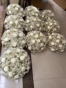 40-80cm nueva Bola de flores de aliento de bebé arreglo de escenario de boda mesa de flores artificiales sala de estar decoración de sala de exposición - Product Image 5
