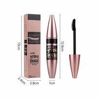 Mascara pour cils volumineux, longue tenue, imperméable, à effet de cils épaissis et recourbés, avec logo personnalisé, très vendu