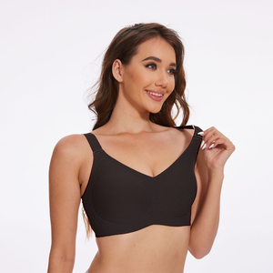 Soutiens-gorge tricotés <span class=keywords><strong>sans</strong></span> couture en dentelle fine pour femmes, confortables, <span class=keywords><strong>sans</strong></span> <span class=keywords><strong>armatures</strong></span>, soutien complet, <span class=keywords><strong>push</strong></span>-<span class=keywords><strong>up</strong></span>, grande taille, col en V, pour dormir ou comme t-shirt - Product Image 4