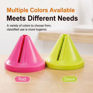 เครื่องทำเส้นผักแบบหมุนมือ รุ่น Effortless Cone พร้อมใบมีด 304 สำหรับอุปกรณ์ครัวและเครื่องตัดผัก - Product Image 4