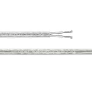 Cabo de Alimentação LED UL2464 Transparente com Revestimento em PVC 20/22AWG 2 Vias para Luzes Neon, Lustres e Fios Eletrônicos Redondos de Cristal - Product Image 5
