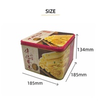 Boîte en métal personnalisée pour bonbons, chocolats, biscuits et œufs roulés, avec estampage doré et impression flexographique