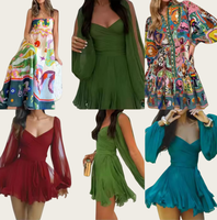 Déstockage Vêtements Femme en Gros : Robes Décontractées, T-shirts, Balles Mixtes, Livraison Aléatoire, Vêtements en Stock