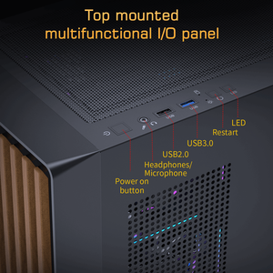 प्यारा नया डिजाइन ऊर्ध्वाधर पूर्ण टॉवर डेस्कटॉप कवर एएक्स cppa आर्गब टेबल गेमिंग पीसी केस ग्लास कंप्यूटर एल्यूमीनियम मिश्र धातु - Product Image 4