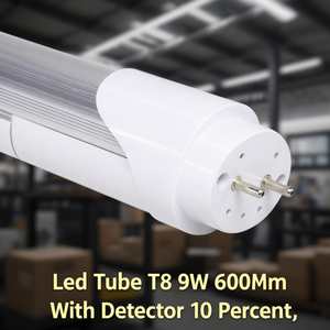 Tubo LED T8 9W 600mm con sensore 10% più luminoso - Product Image 3