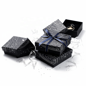 Caja <span class=keywords><strong>de</strong></span> joyería con logotipo personalizado, embalaje <span class=keywords><strong>de</strong></span> joyería <span class=keywords><strong>de</strong></span> diseño elegante, collar, anillo, conjunto <span class=keywords><strong>de</strong></span> regalo, cajas <span class=keywords><strong>de</strong></span> embalaje <span class=keywords><strong>de</strong></span> <span class=keywords><strong>papel</strong></span>, cajas <span class=keywords><strong>de</strong></span> pendientes <span class=keywords><strong>de</strong></span> lujo - Product Image 1