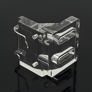 โรงงานรับผลิตชิ้นส่วนพลาสติกอะคริลิก PMMA และ PC แบบใส ขัดเงา ด้วยเครื่อง CNC - Product Image 2