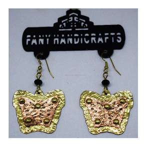 2027 Style creux africain en bois boucles d'oreilles bijoux qualité jaune et gris boucles d'oreilles Western boucles d'oreilles sous 100 pour les filles - Product Image 6