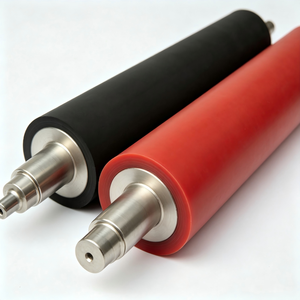 Rouleaux en caoutchouc polyuréthane en acier revêtu sur mesure, résistance aux hautes températures, dureté 20-95A pour l'impression industrielle Ryobi - Product Image 1