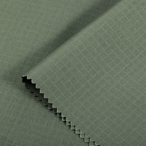 Rts quân đội màu xanh lá cây đồng bằng nhuộm T/C 80/20 chống rách ngụy trang Ripstop dệt vải cho bánh răng chiến thuật - Product Image 5