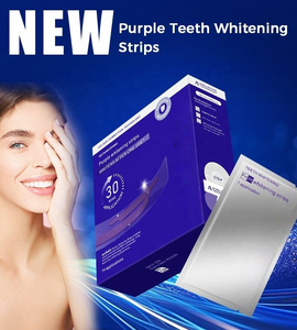 Bandes blanchissantes violettes sans peroxyde pour l'hygiène bucco-dentaire à la menthe, pour éclaircir votre <span class=keywords><strong>sourire</strong></span> - Product Image 6
