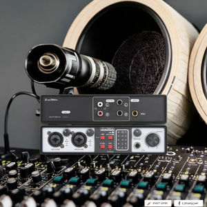 Appareil d'enregistrement et <span class=keywords><strong>de</strong></span> mixage professionnel, accordeur <span class=keywords><strong>de</strong></span> mixage audio avec 2 entrées et 2 sorties, <span class=keywords><strong>carte</strong></span> <span class=keywords><strong>son</strong></span> <span class=keywords><strong>haut</strong></span> <span class=keywords><strong>de</strong></span> <span class=keywords><strong>gamme</strong></span> pour l'enregistrement - Product Image 4