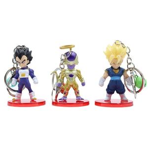 تصميم المصنع سلسلة المفاتيح شعبية أنيمي بارد الطابع 3d حامل سلسلة المفاتيح - Product Image 6