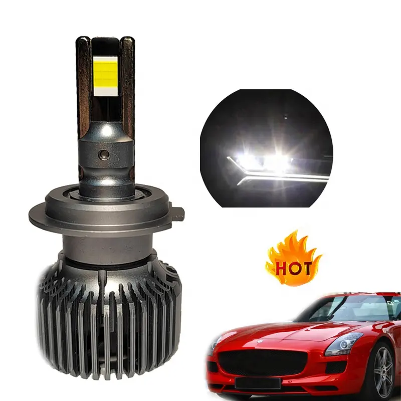 700% brighter H7 Faro 200W 50000LM Car Led Lights Bulb 90w TD200 Auto Led halogen Headlight H7 H11 9005 9006 hot sale in Iraq
