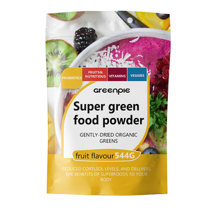 Sức khỏe siêu màu xanh lá cây trái cây rau bột qua biên giới Probiotics Spirulina Chlorella siêu màu xanh lá cây trộn hỗn hợp bột - Product Image 4