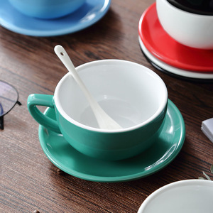 โลโก้ที่กำหนดเองนอร์ดิก200มิลลิลิตรสีขาวพอร์ซเลนถ้วยกาแฟเอสเพรสโซถ้วยและจานรองที่มีโลโก้ - Product Image 5