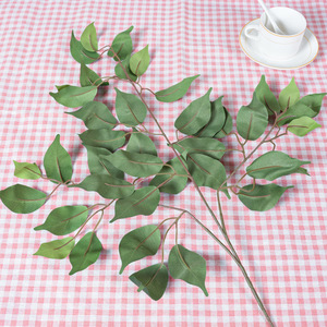 Feuilles de banian artificielles de 60 cm en plastique et soie, pour décoration de mariage et de maison, par Flower Factory - Product Image 3