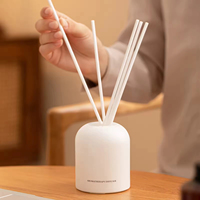 Diffuseur de parfum en céramique cylindrique blanc Aikun 200 ml avec impression sur soie, parfum personnalisé, longue durée, faible MOQ, réponse rapide, pour magasin de décoration