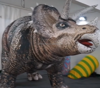 Ballon géant publicitaire imprimé intégral, Dinosaure Brontosaure grandeur nature pour adulte, Dinosaure Triceratops, Couture double aiguille, Garantie 3 ans