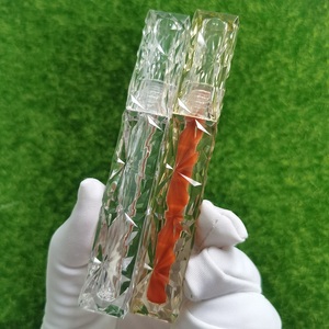 CY333 Stok MOQ 100PCS Baru Bentuk Kristal Bening 2.5ML Tabung Lipgloss Kosong Grosir Botol Lip Gloss Persegi Dengan Kotak Kertas - Product Image 2