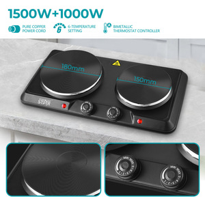 Hervidor eléctrico/tetera de disco fundido a presión Winningstar, estufa de inducción doméstica/calefactor eléctrico, calentamiento rápido. - Product Image 2