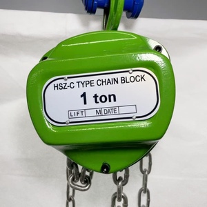 HSZ-C <strong>Chain</strong> Hoist with <strong>G80</strong> Alloy Load <strong>Chain</strong> | Durable Manual Lifting <strong>Block</strong> - Product Image 1