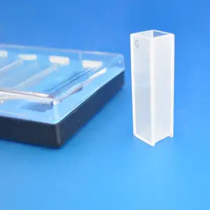 Fluorescence Optical Glass Cuvette Cells Glass Quartz Cuvette For Spectrophotometer With Stoppers