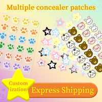 Patchs Hydrocolloïdes Étanche en Forme d'Étoiles Colorées et d'Animaux Mignons pour le Traitement des Imperfections du Visage – Vente en Gros (20 et 24 unités)