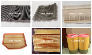 Tự động gấp ROTARY xếp li máy cho xe cabin Bộ lọc không khí dây chuyền sản xuất, HVAC HEPA lọc làm thiết bị - Product Image 6