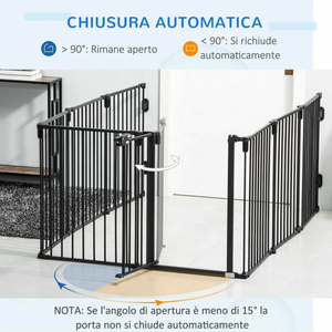 Stylo pour chien en métal 8 panneaux Clôture pour chien Barrière en métal détachable pliable - Product Image 5