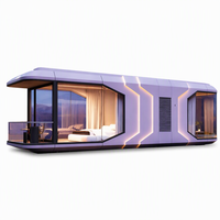 Maison préfabriquée moderne en conteneur, cabine modulaire en métal pour hôtel, villa, usage commercial