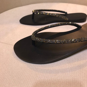 <span class=keywords><strong>Sandalias</strong></span> de Playa con <span class=keywords><strong>Plataforma</strong></span> y Punta Abierta, Estilo Verano, Color Negro, Versátiles, para Mujer - Product Image 4