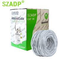 Cable LAN Cat5e SFTP blindado con lámina protectora, cable de red trenzado de 4 pares, 100MHz Gigabit Ethernet