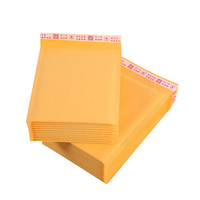 Enveloppes à bulles imprimées de taille personnalisée A2 A3 A4 Emballage d'expédition à bulles d'air Enveloppe en papier kraft brun