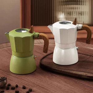 Cafetera Italiana Clásica de Aluminio Estilo Moka, Cafetera Italiana Mokapot para Estufa, Cafetera Espresso - Product Image 4