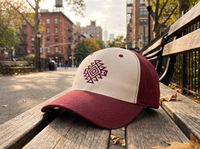 Cappellini Snapback a 5 Pannelli con Logo Personalizzato, Stampa Geometrica Astratta Bianca e Nera, Visiera Piatta in Cotone Twill Minimalista