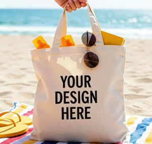 Custom Printed Logo Shopping Bag Eco Friendly Reusable Handle Canvas Tote Bag Cotton Canvas Bag - Product Image 3